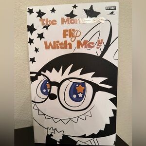 Pop Mart Black and White Monster Flip Book